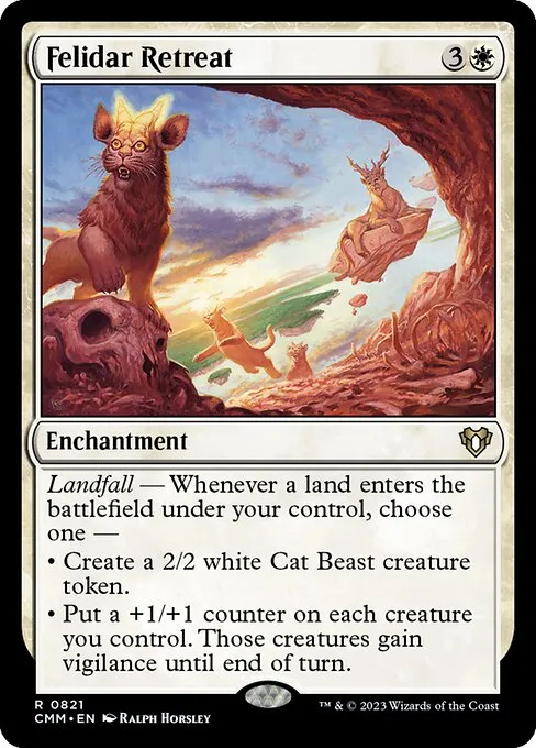 Felidar Retreat — Commander Masters