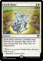 Harsh Mercy — Commander Masters