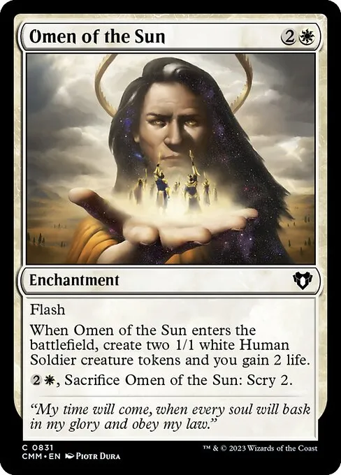 Omen of the Sun — Commander Masters