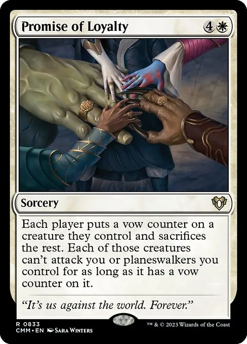 Promise of Loyalty — Commander Masters