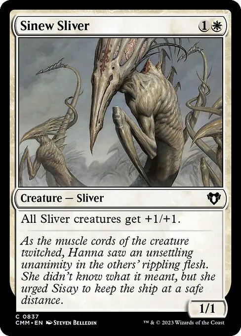 Sinew Sliver — Commander Masters