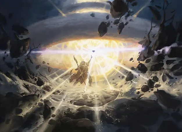 Art detail — Urza's Ruinous Blast