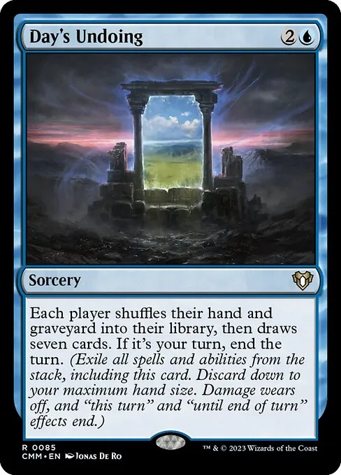 Day's Undoing — Commander Masters