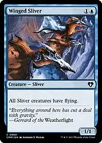 Winged Sliver — Commander Masters