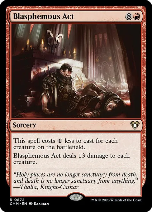 Blasphemous Act — Commander Masters