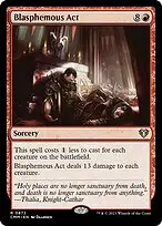 Blasphemous Act — Commander Masters
