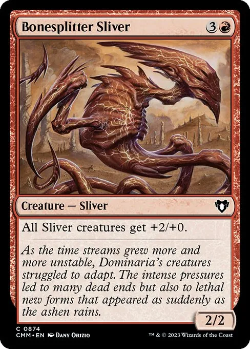 Bonesplitter Sliver — Commander Masters