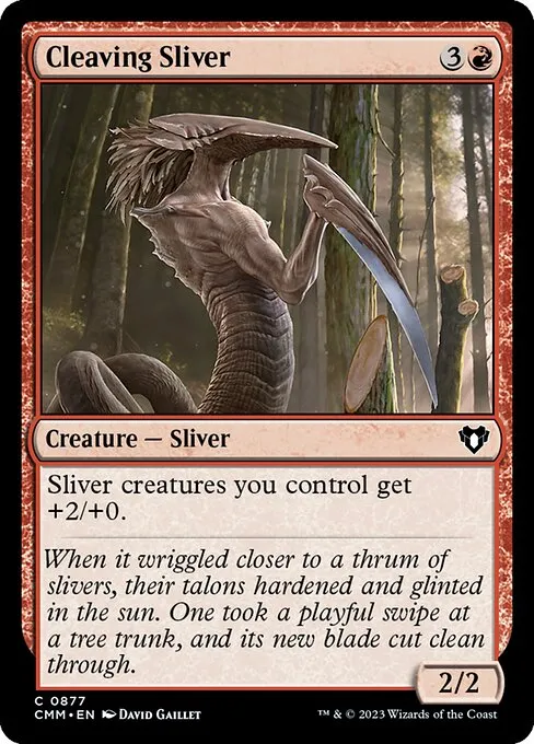 Cleaving Sliver — Commander Masters