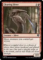 Cleaving Sliver — Commander Masters