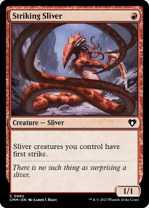 Striking Sliver — Commander Masters
