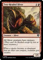 Two-Headed Sliver — Commander Masters