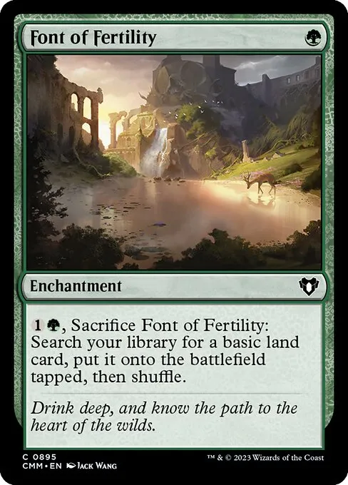 Font of Fertility — Commander Masters