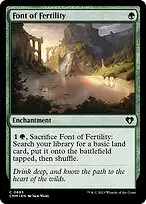 Font of Fertility — Commander Masters