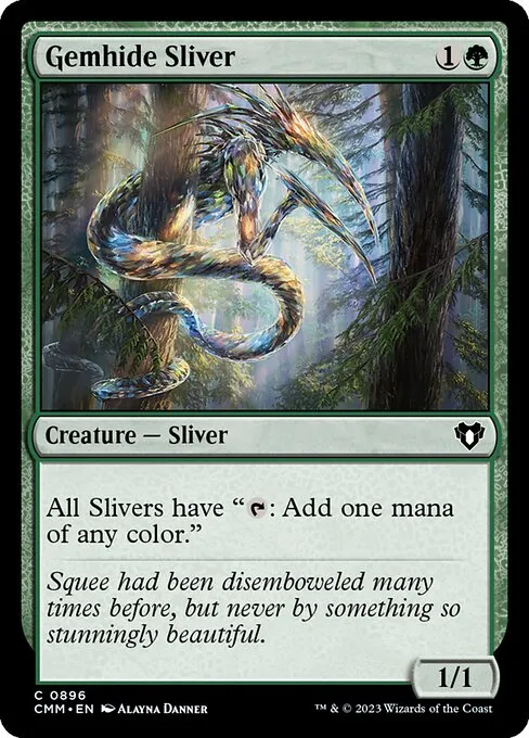 Gemhide Sliver — Commander Masters