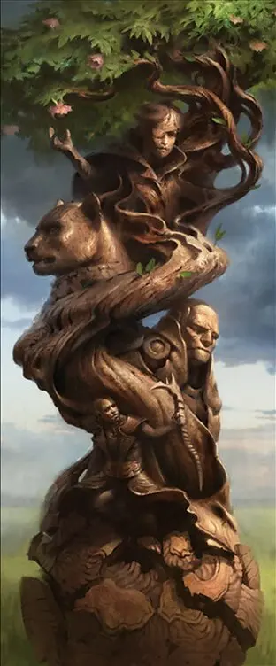 Art detail — The Mending of Dominaria