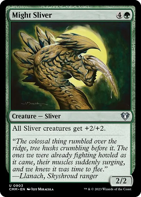 Might Sliver — Commander Masters