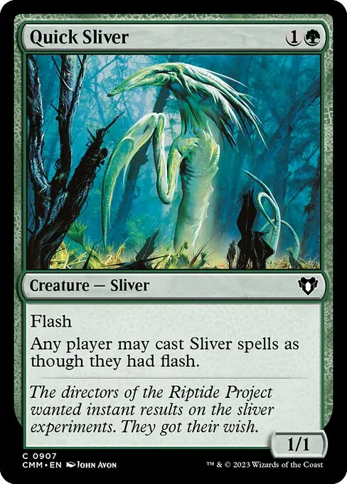 Quick Sliver — Commander Masters