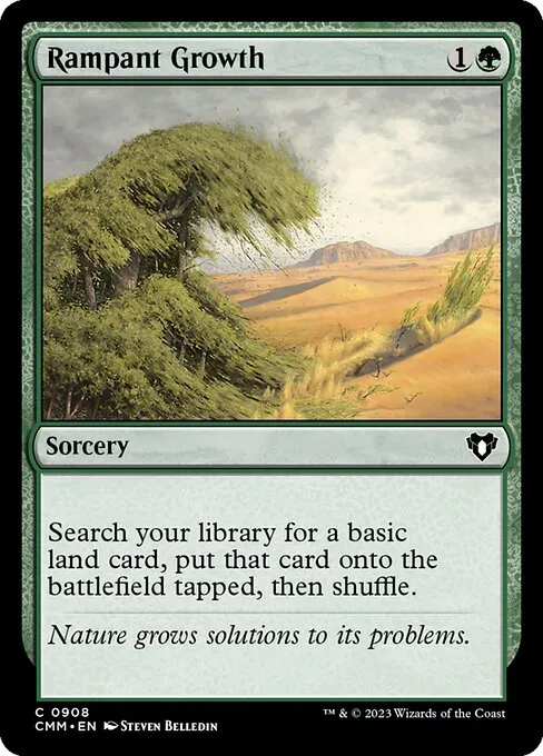 Rampant Growth — Commander Masters