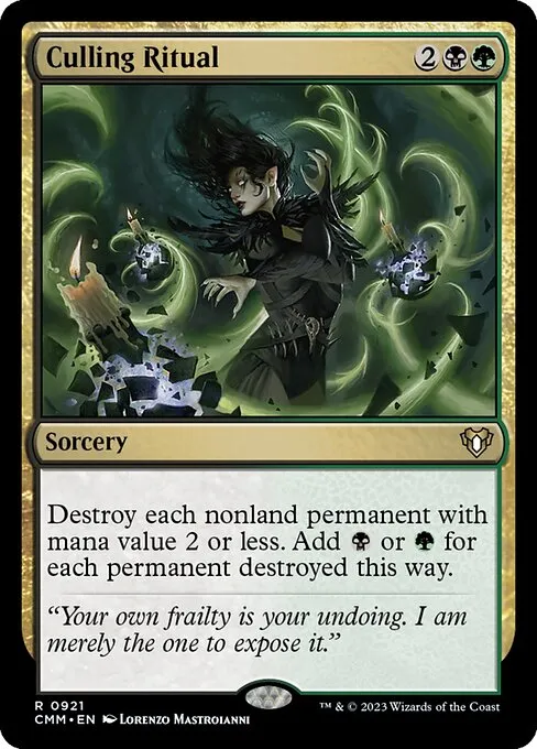 Culling Ritual — Commander Masters