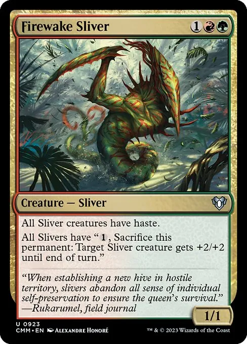 Firewake Sliver — Commander Masters