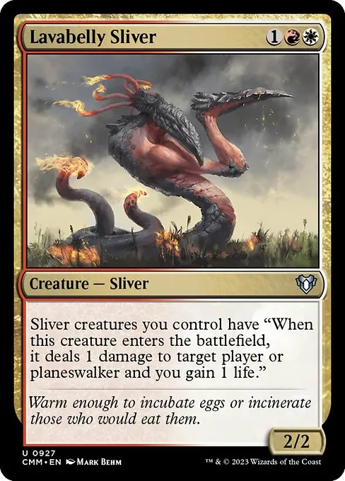 Lavabelly Sliver — Commander Masters
