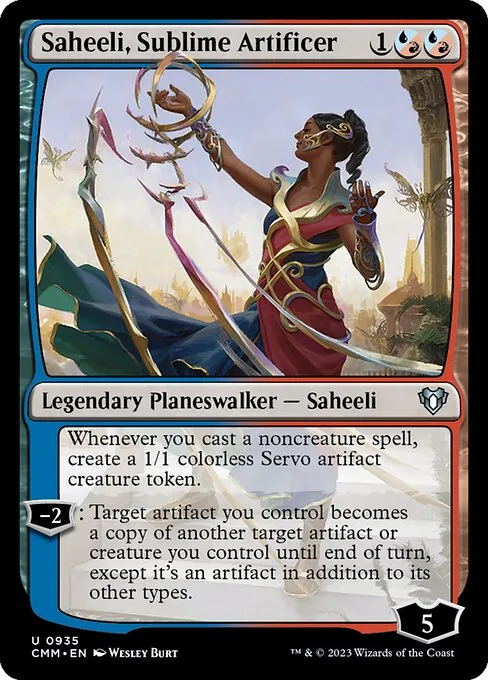 Saheeli, Sublime Artificer — Commander Masters