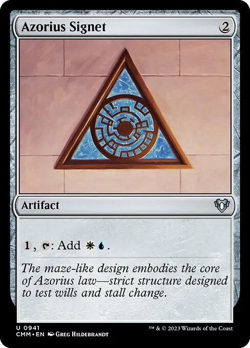 Azorius Signet — Commander Masters