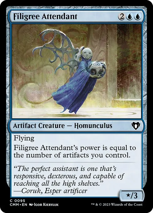 Filigree Attendant — Commander Masters