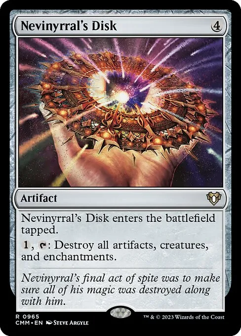 Nevinyrral's Disk — Commander Masters