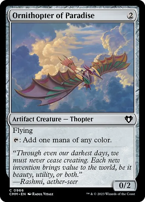 Ornithopter of Paradise — Commander Masters