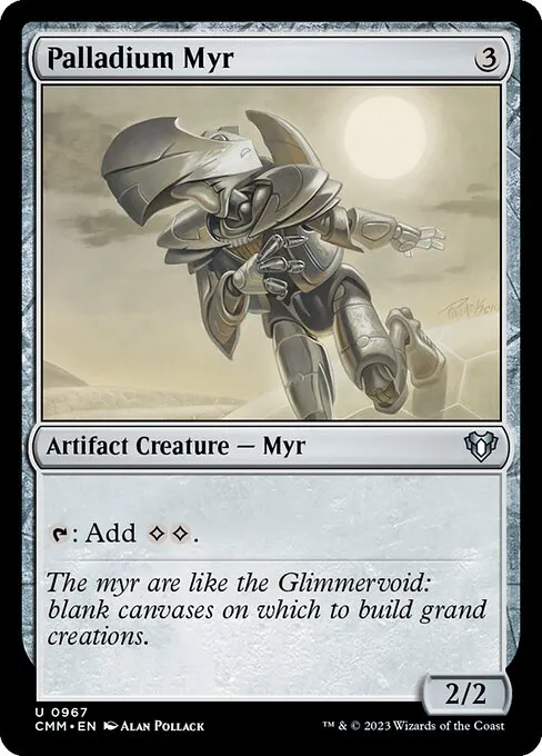 Palladium Myr — Commander Masters