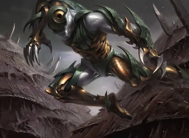 Art detail — Phyrexian Triniform