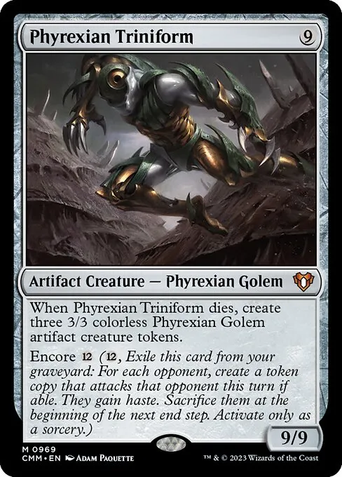 Phyrexian Triniform — Commander Masters