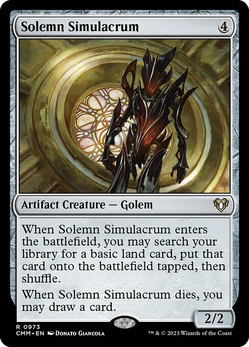 Solemn Simulacrum — Commander Masters