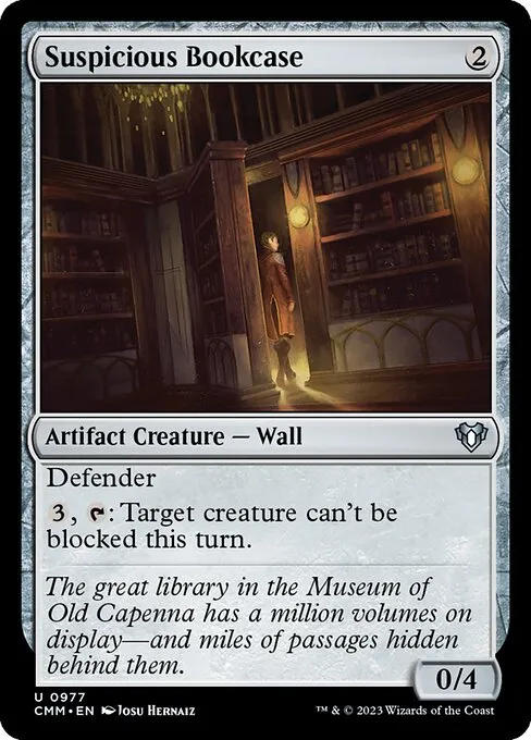Suspicious Bookcase — Commander Masters