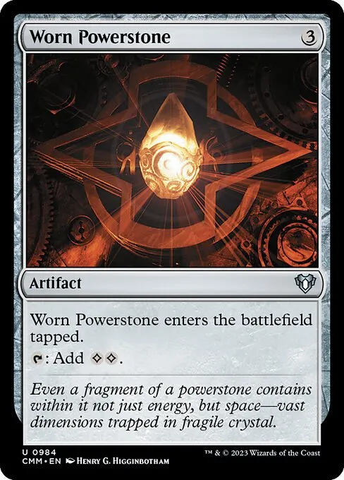 Worn Powerstone — Commander Masters