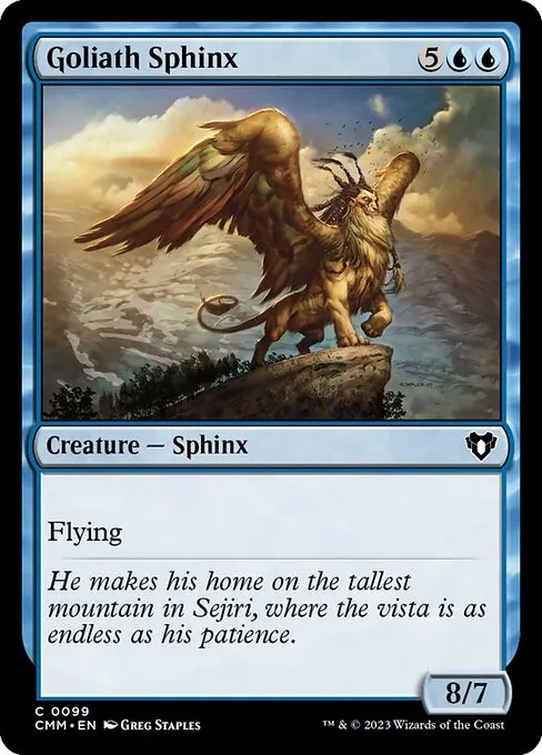 Goliath Sphinx — Commander Masters