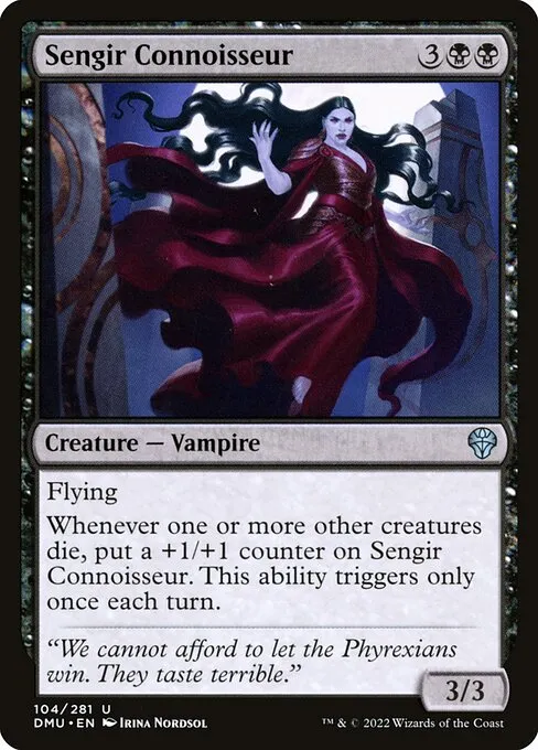 Sengir Connoisseur — Dominaria United