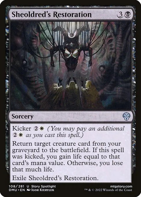 Sheoldred's Restoration — Dominaria United
