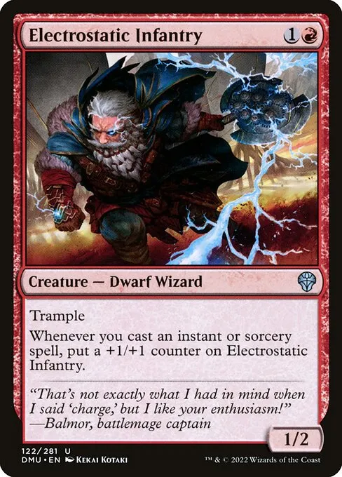 Electrostatic Infantry — Dominaria United