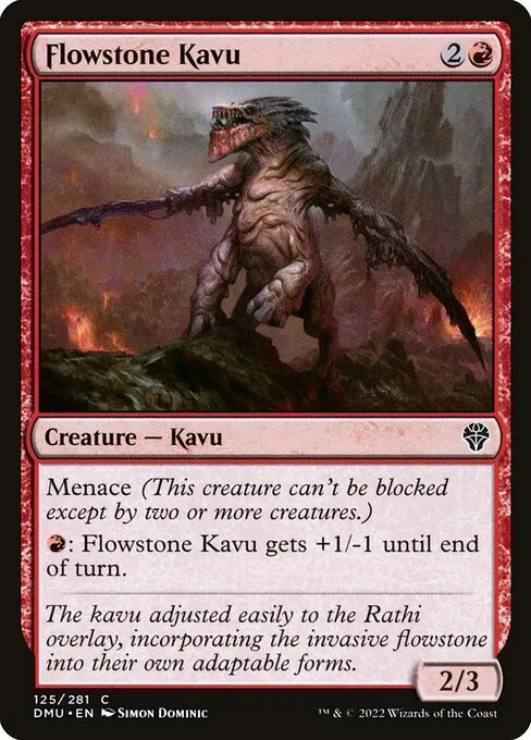Flowstone Kavu — Dominaria United