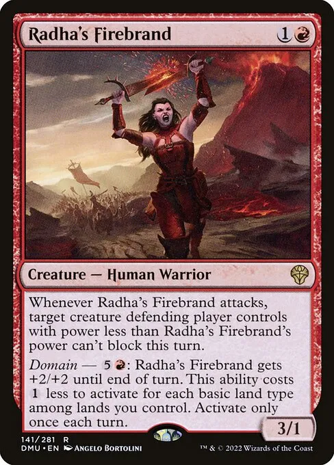Radha's Firebrand — Dominaria United