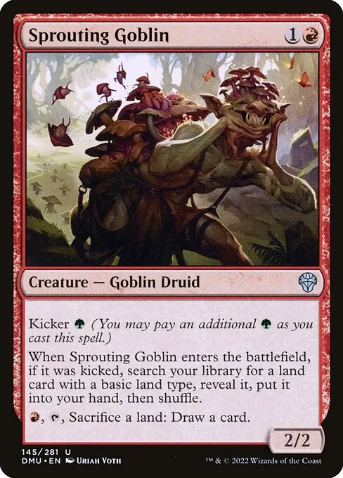 Sprouting Goblin — Dominaria United