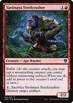 Yavimaya Steelcrusher — Dominaria United