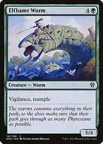 Elfhame Wurm — Dominaria United
