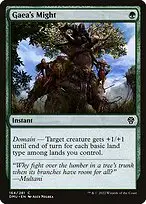 Gaea's Might — Dominaria United