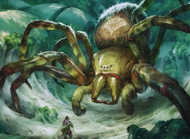 Art detail — Llanowar Greenwidow