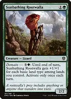 Sunbathing Rootwalla — Dominaria United