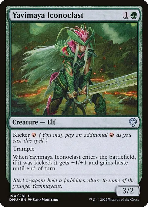 Yavimaya Iconoclast — Dominaria United
