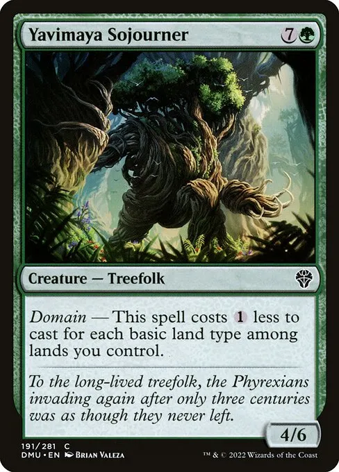 Yavimaya Sojourner — Dominaria United
